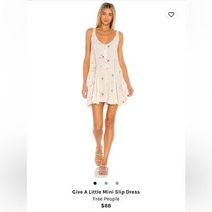 Free People Give a Little Slip dress